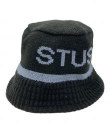 stussy（ステューシー）の古着「Jacquard Knit Bucket Hat」｜ブラック