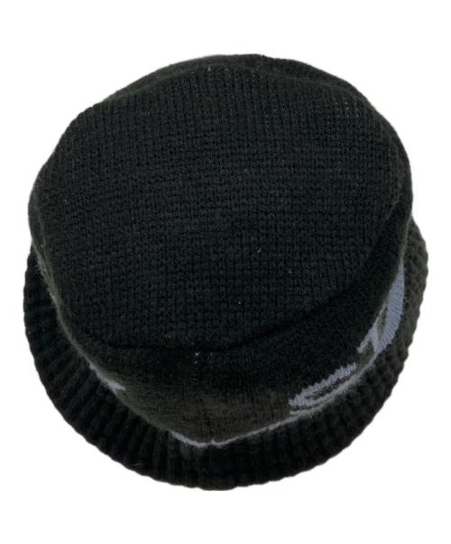 stussy（ステューシー）stussy (ステューシー) Jacquard Knit Bucket Hat ブラックの古着・服飾アイテム