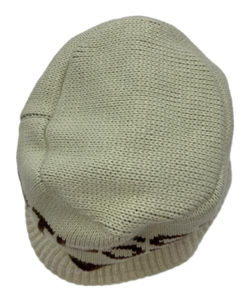 stussy（ステューシー）stussy (ステューシー) Jacquard Knit Bucket Hat ベージュの古着・服飾アイテム