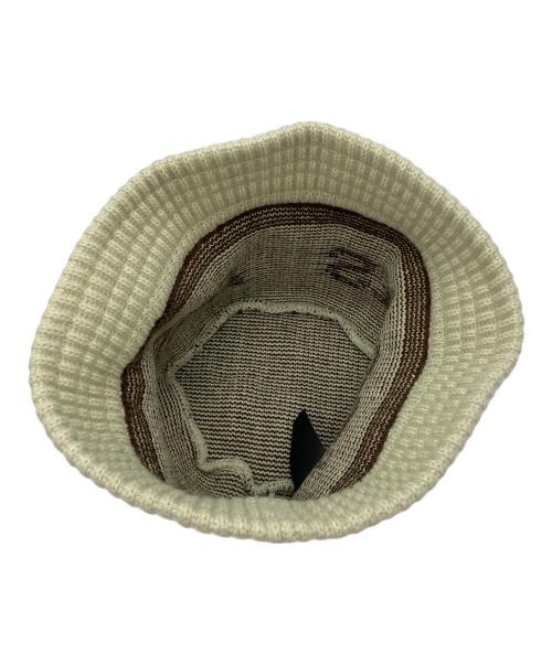 stussy（ステューシー）stussy (ステューシー) Jacquard Knit Bucket Hat ベージュの古着・服飾アイテム