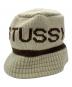 stussy (ステューシー) Jacquard Knit Bucket Hat ベージュ：8000円