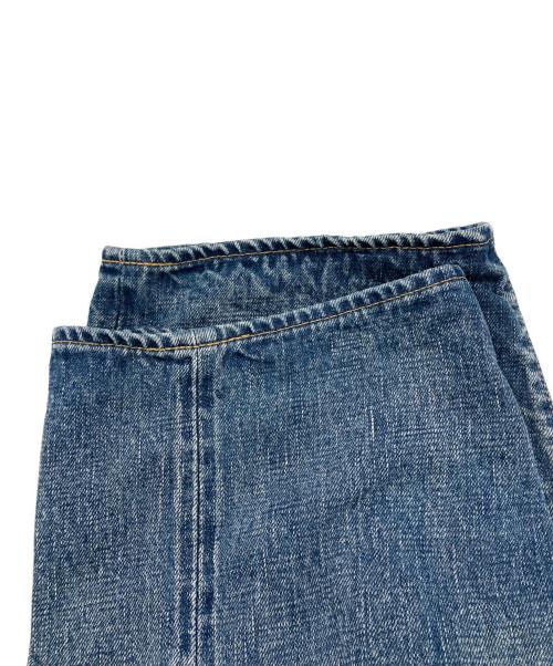 sanca（サンカ）Sanca (サンカ) ５Pワイドデニムパンツ ブルー サイズ:2の古着・服飾アイテム