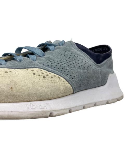 NEW BALANCE（ニューバランス）NEW BALANCE (ニューバランス) スニーカー ブルー×ベージュ サイズ:27の古着・服飾アイテム