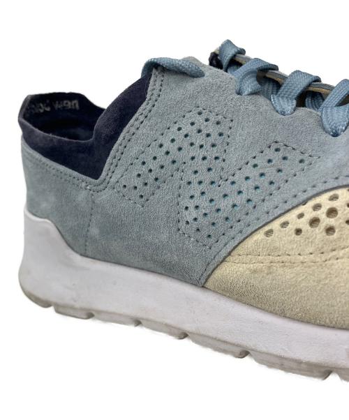 NEW BALANCE（ニューバランス）NEW BALANCE (ニューバランス) スニーカー ブルー×ベージュ サイズ:27の古着・服飾アイテム