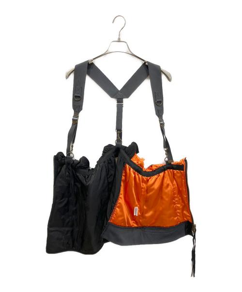 etsinta（エシンタ）etsinta (エシンタ) 2wayミリタリービスチェベスト ブラック サイズ:freeの古着・服飾アイテム