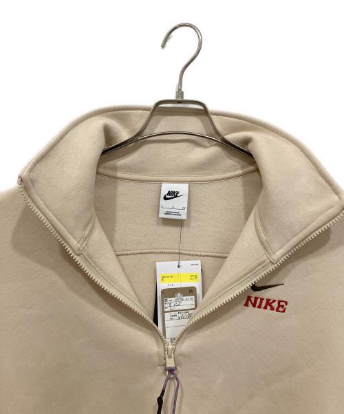 NIKE（ナイキ）NIKE (ナイキ) ハーフジップ フリース トップ ベージュ サイズ:Sの古着・服飾アイテム