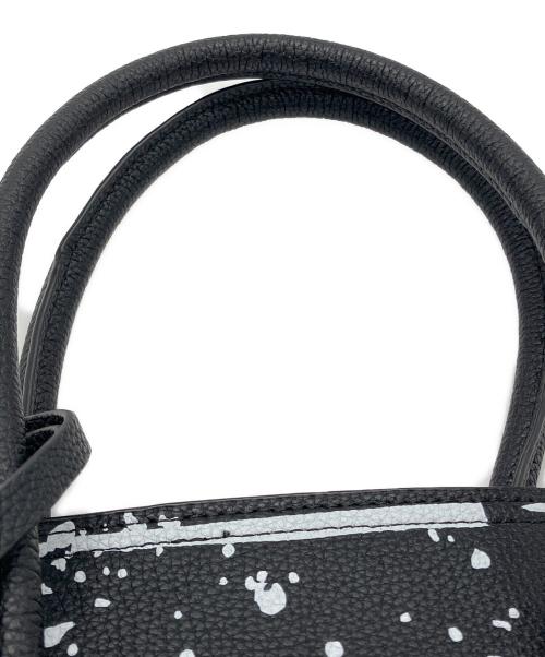 MIA BAG（ミーアバッグ）MIA BAG (ミーアバッグ) Mia Bag DUE MANICI SKETCH LOVE IS LOVE ハンドバッグ ブラックの古着・服飾アイテム