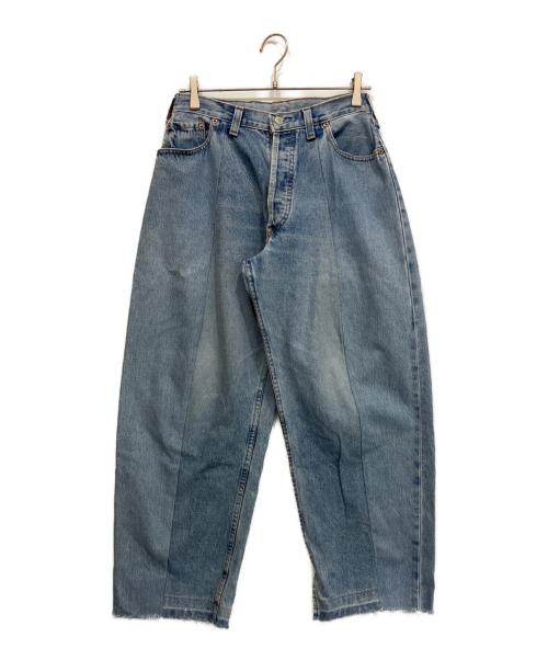 LEVI'S（リーバイス）LEVI'S (リーバイス) SUNNY SIDE UP (サニーサイドアップ) リメイク デニムパンツ インディゴ サイズ:不明の古着・服飾アイテム