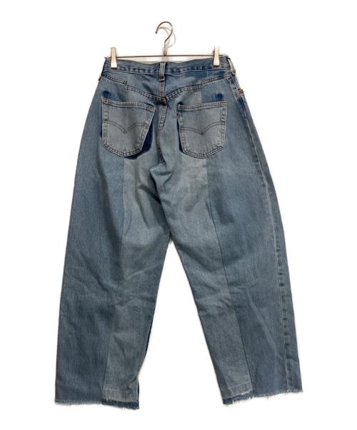 LEVI'S（リーバイス）LEVI'S (リーバイス) SUNNY SIDE UP (サニーサイドアップ) リメイク デニムパンツ インディゴ サイズ:不明の古着・服飾アイテム