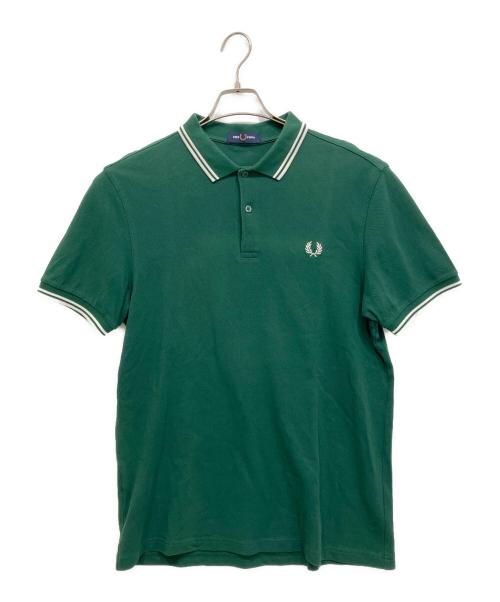 FRED PERRY（フレッドペリー）FRED PERRY (フレッドペリー) ポロシャツ グリーン サイズ:Lの古着・服飾アイテム