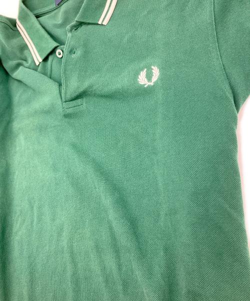 FRED PERRY（フレッドペリー）FRED PERRY (フレッドペリー) ポロシャツ グリーン サイズ:Lの古着・服飾アイテム