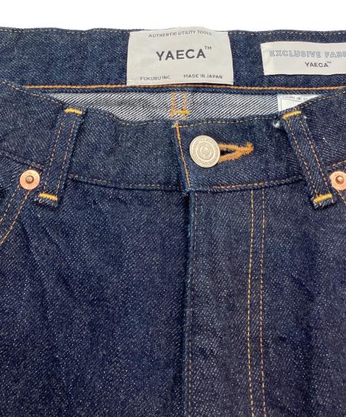 YAECA（ヤエカ）YAECA (ヤエカ) デニム ワイドストレート 13-13W インディゴ サイズ:30の古着・服飾アイテム