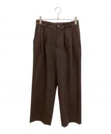 taupe（トープ）の古着「80's Wide CORE Slacks スラックス」｜ブラウン