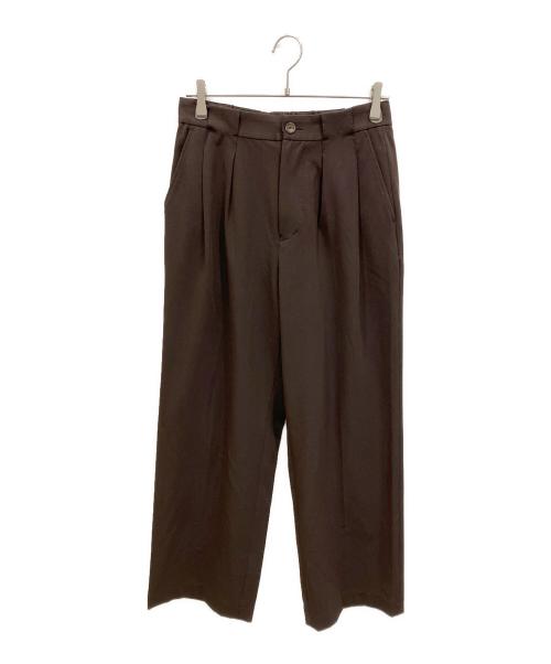 taupe（トープ）taupe (トープ) 80's Wide CORE Slacks スラックス ブラウン サイズ:1の古着・服飾アイテム
