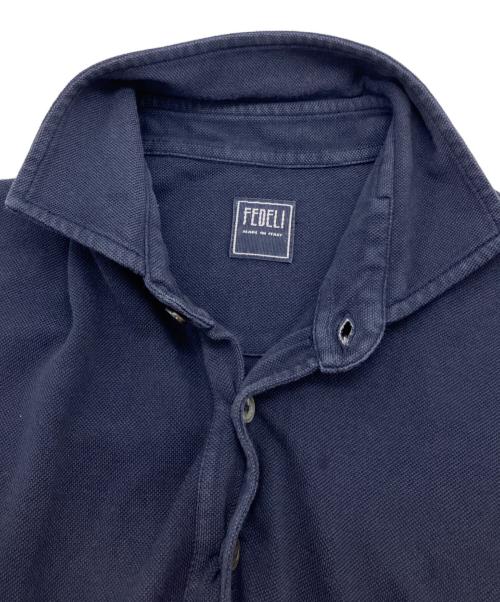 FEDELI（フェデーリ）FEDELI (フェデーリ) ポロシャツ ネイビー サイズ:44の古着・服飾アイテム