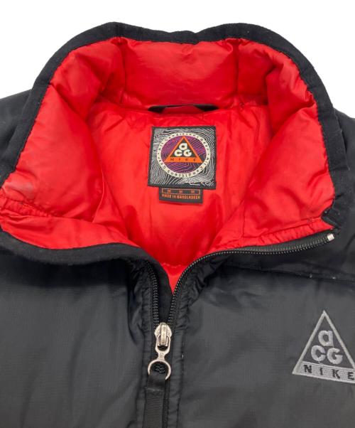NIKE ACG（ナイキエーシージー）NIKE ACG (ナイキエーシージー) 90S ナイロン ダウンベスト ブラック サイズ:Mの古着・服飾アイテム