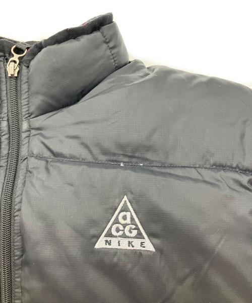 NIKE ACG（ナイキエーシージー）NIKE ACG (ナイキエーシージー) 90S ナイロン ダウンベスト ブラック サイズ:Mの古着・服飾アイテム