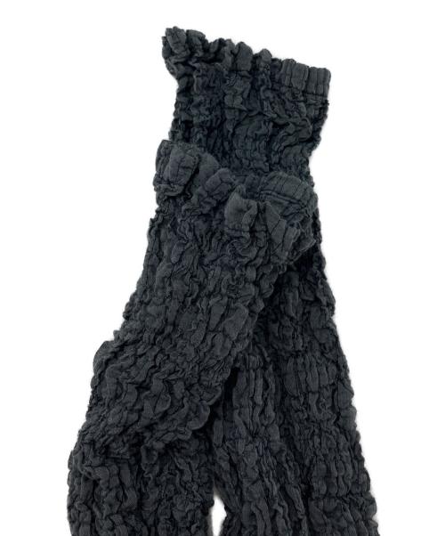 me ISSEY MIYAKE（ミーイッセイ ミヤケ）me ISSEY MIYAKE (ミーイッセイ ミヤケ) シワ加工長袖シャツ グレー サイズ:freeの古着・服飾アイテム