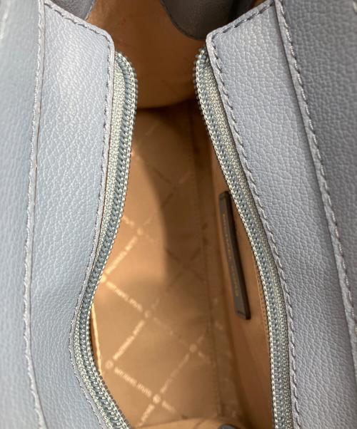 MICHAEL KORS（マイケルコース）MICHAEL KORS (マイケルコース) ハミルトン シグネチャー2WAYバッグ ブルー×ブラウンの古着・服飾アイテム