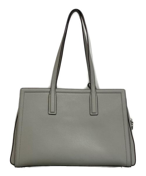 MICHAEL KORS（マイケルコース）MICHAEL KORS (マイケルコース) LAILA ペプルレザートート ミディアム バッグ グレーの古着・服飾アイテム