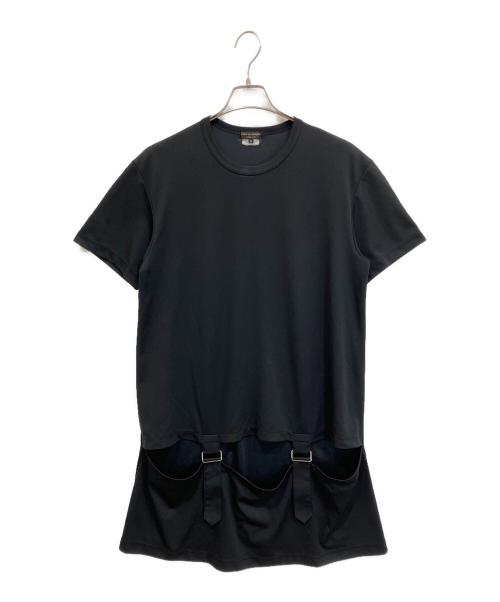 COMME des GARCONS（コムデギャルソン）COMME des GARCONS (コムデギャルソン) デザイン ロングTシャツ ブラック サイズ:Ｍの古着・服飾アイテム