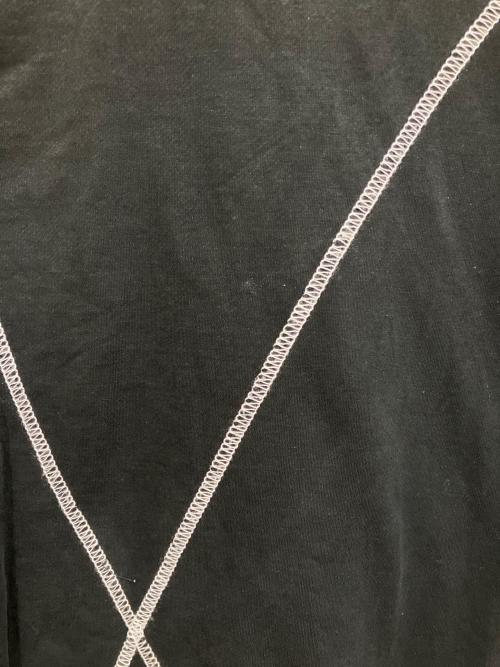 sulvam（サルバム）sulvam (サルバム) 変形ロングカットソー ブラック サイズ:表記無しの古着・服飾アイテム