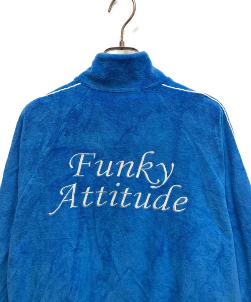 CRANK（クランク）CRANK (クランク) LOGO TERRY ZIP UP トラックジャケット スカイブルー サイズ:表記無しの古着・服飾アイテム