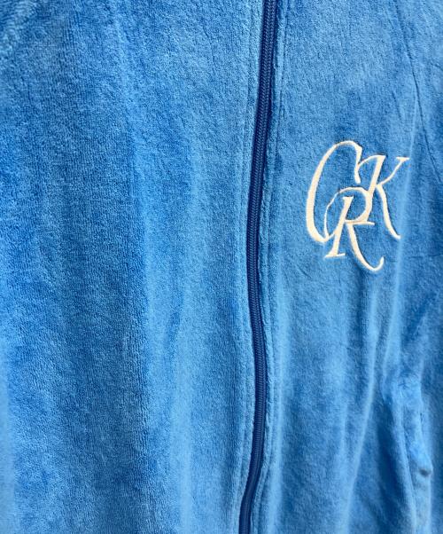 CRANK（クランク）CRANK (クランク) LOGO TERRY ZIP UP トラックジャケット スカイブルー サイズ:表記無しの古着・服飾アイテム