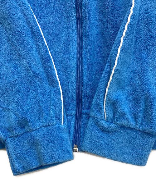CRANK（クランク）CRANK (クランク) LOGO TERRY ZIP UP トラックジャケット スカイブルー サイズ:表記無しの古着・服飾アイテム