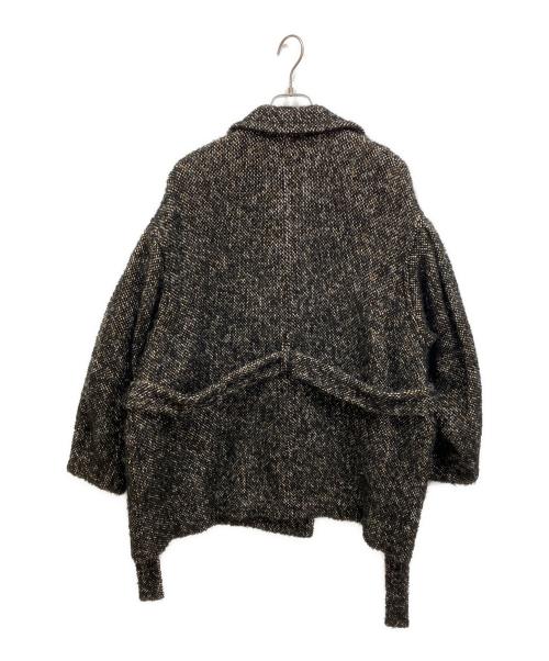 CLANE（クラネ）CLANE (クラネ) MIX LOOP TWEED BOX COAT ミックスループツイードボックスコート ブラウン サイズ:1の古着・服飾アイテム