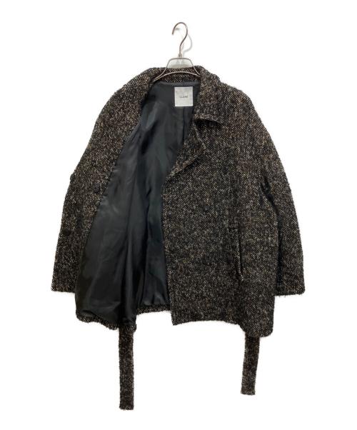 CLANE（クラネ）CLANE (クラネ) MIX LOOP TWEED BOX COAT ミックスループツイードボックスコート ブラウン サイズ:1の古着・服飾アイテム