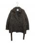 CLANE（クラネ）の古着「MIX LOOP TWEED BOX COAT ミックスループツイードボックスコート」｜ブラウン