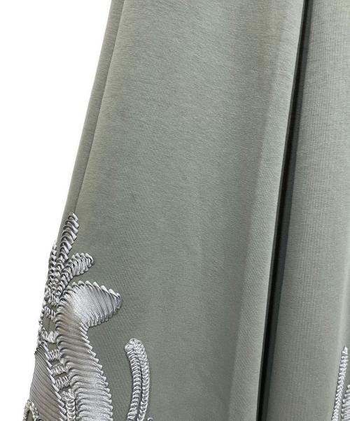 Ameri（アメリ）Ameri (アメリ) RIBBON EMBROIDERY SKIRT/リボンエンブロイダリースカート グリーン サイズ:Sの古着・服飾アイテム