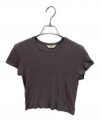 TODAYFULトゥデイフル）の古着「Compact Sheer T-shirts/コンパクトシアーTシャツ」｜グレー