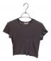 TODAYFUL（トゥデイフル）の古着「Compact Sheer T-shirts/コンパクトシアーTシャツ」｜グレー