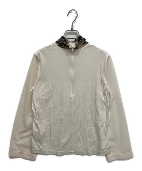 LOKITHO（ロキト）LOKITHO (ロキト) 別注レースハイネックトップス アイボリー サイズ:2の古着・服飾アイテム