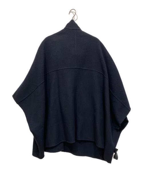 SLOBE IENA（スローブ イエナ）SLOBE IENA (スローブ イエナ) スタンドカラーダブルフェイスポンチョ ネイビー サイズ:freeの古着・服飾アイテム