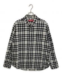 SUPREME（シュプリーム）の古着「25AW Plaid Flannel Shirt チェックシャツ」｜ホワイト×ブラック