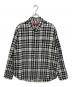 SUPREME（シュプリーム）の古着「25AW Plaid Flannel Shirt チェックシャツ」｜ホワイト×ブラック