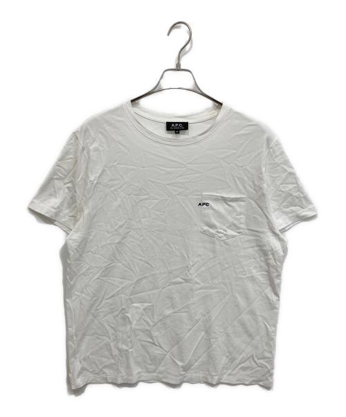 A.P.C.（アーペーセー）A.P.C. (アーペーセー) Tシャツ ホワイト サイズ:XLの古着・服飾アイテム