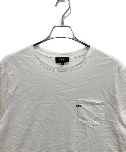 A.P.C.（アーペーセー）A.P.C. (アーペーセー) Tシャツ ホワイト サイズ:XLの古着・服飾アイテム