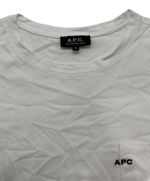 A.P.C.（アーペーセー）A.P.C. (アーペーセー) Tシャツ ホワイト サイズ:XLの古着・服飾アイテム