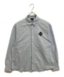 F.C.R.B.（エフシーレアルブリストル）の古着「COOLMAX EMBLEM B.D SHIRT」｜ブルー