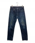 LEVI'S VINTAGE CLOTHINGリーバイス ビンテージ クロージング）の古着「1955復刻501XXセルビッチ デニムパンツ」｜インディゴ