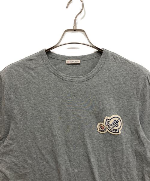 MONCLER（モンクレール）MONCLER (モンクレール) MAGLIA T-SHIRT グレー サイズ:Lの古着・服飾アイテム