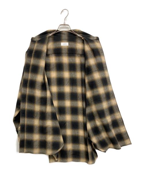 COLUMN（コラム）COLUMN (コラム) ネルチェックシャツ ブラック×ブラウン サイズ:Mの古着・服飾アイテム
