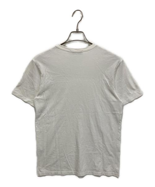 maison kitsune（メゾンキツネ）maison kitsune (メゾンキツネ) DOUBLE MONOCHROME FOX HEAD PATCH CLASSIC TEE-SHIRT ホワイト サイズ:XSの古着・服飾アイテム