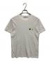 maison kitsune（メゾンキツネ）の古着「DOUBLE MONOCHROME FOX HEAD PATCH CLASSIC TEE-SHIRT」｜ホワイト