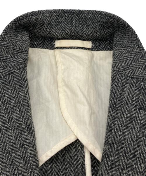 BEAMS PLUS（ビームスプラス）BEAMS PLUS (ビームスプラス) Harris Tweed (ハリスツイード) テーラードジャケット グレー サイズ:Mの古着・服飾アイテム
