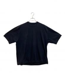 The Ennoy Professional（ザ エンノイ プロフェッショナル）の古着「Short Sleeve Hem Rib Tee」｜ネイビー